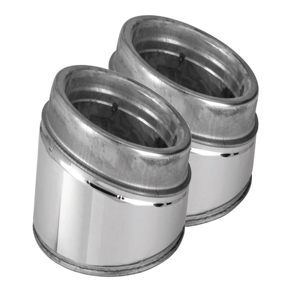 Selkirk Selkirk 6 in. D X 6 in. D Adjustable 15 deg Stainless Steel Insulated Elbow Kit 206206 - main